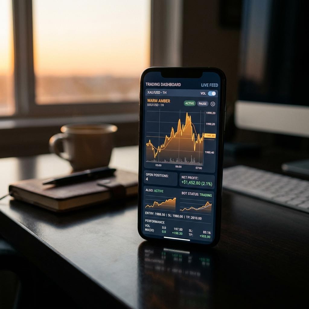 Procuritage AI crypto trading platform terminal interface